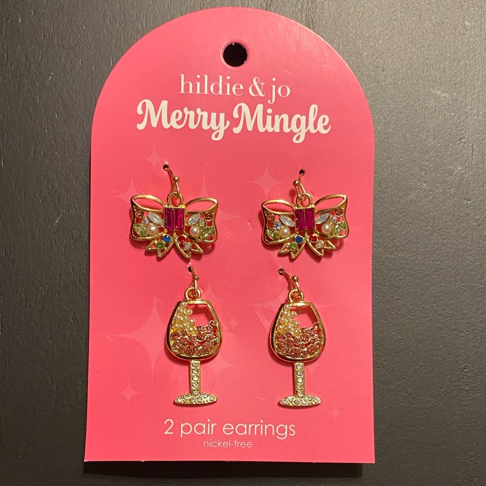 Festive Earrings (2pr) NWT! - Picture 2 of 3
